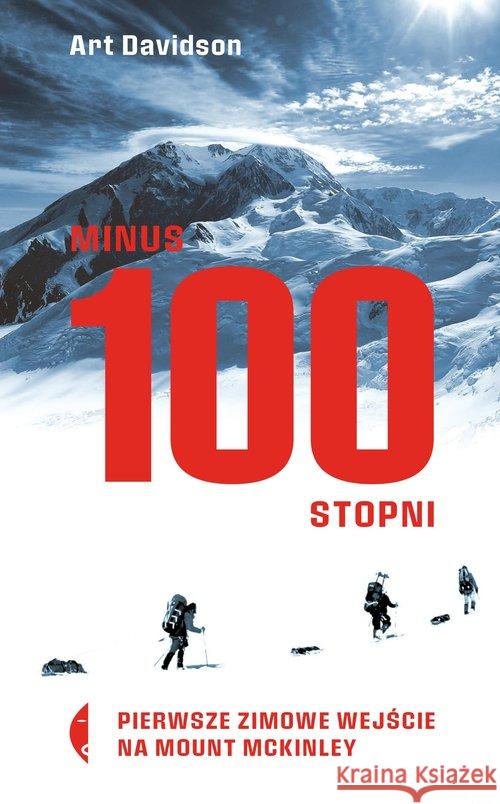 Minus 100 stopni Davidson Art 9788381911412 Czarne - książka