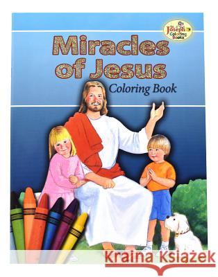 Miracles of Jesus Coloring Book Catholic Book Publishing Co 9780899426860 Catholic Book Publishing Company - książka