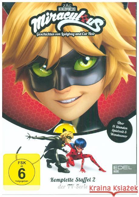 Miraculous - Staffelbox. Staffel.2, 3 DVD  4029759139003 Edel Germany CD / DVD - książka