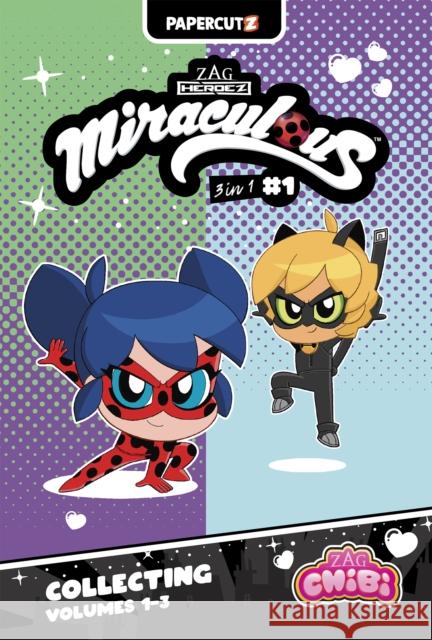 Miraculous Chibi 3 in 1 Vol. 1 Carrie Harris 9781545820360 Papercutz - książka