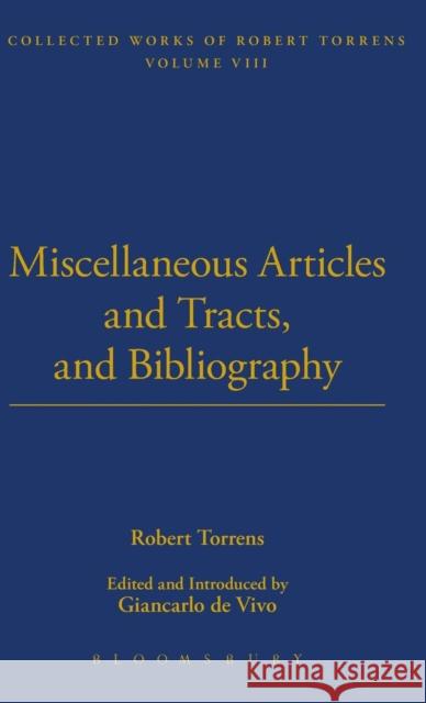 Miscellaneous Articles and Tracts and Bibliography Torrens, Robert 9781843714262 Thoemmes Continuum - książka