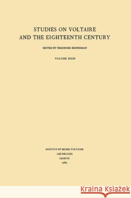 Miscellany/Mélanges: 1963 Theodore Besterman 9780729401432 Liverpool University Press - książka