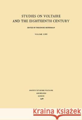 Miscellany/Mélanges: 1968 Theodore Besterman 9780729401562 Liverpool University Press - książka