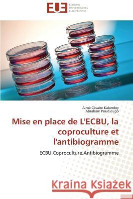 Mise En Place de l'Ecbu, La Coproculture Et l'Antibiogramme Collectif 9783838183268 Editions Universitaires Europeennes - książka