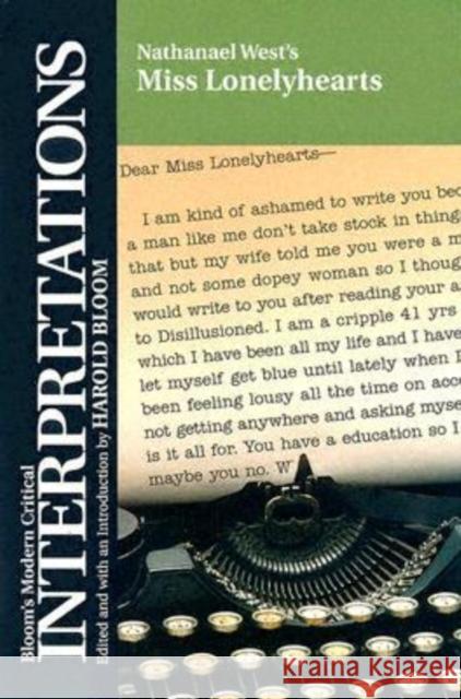 Miss Lonelyhearts Harold Bloom 9780791081235 Chelsea House Publications - książka