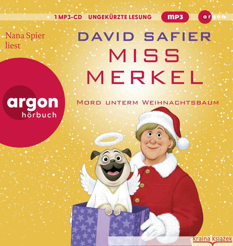 Miss Merkel: Mord unterm Weihnachtsbaum, 1 Audio-CD, 1 MP3 Safier, David 9783839821909 Argon Verlag - książka