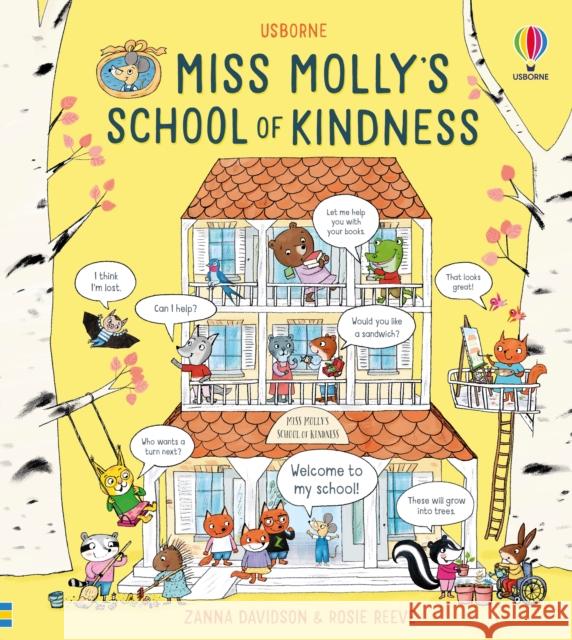 Miss Molly's School of Kindness Zanna Davidson 9781474983211 Usborne Publishing Ltd - książka
