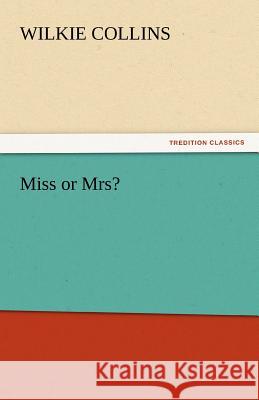 Miss or Mrs?  9783842440289 tredition GmbH - książka