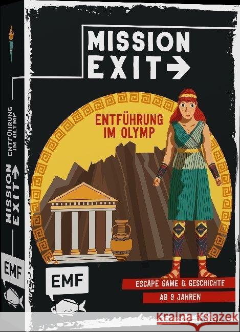 Mission: Exit - Flucht aus dem Olymp : Escape Game & Geschichte ab 9 Jahren für 1 oder mehrere Spieler Lylian 9783960935773 EMF Edition Michael Fischer - książka