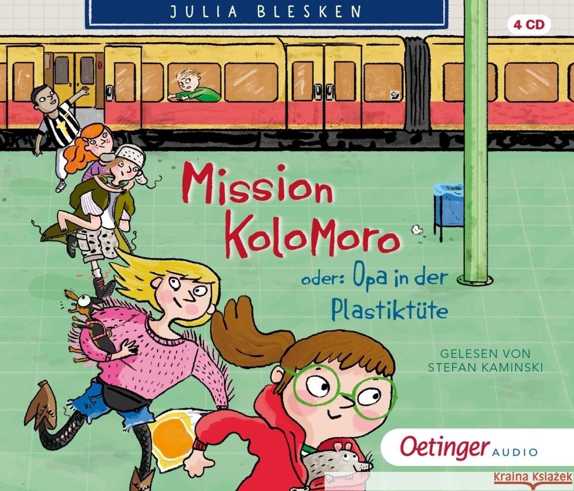 Mission Kolomoro oder: Opa in der Plastiktüte, 4 Audio-CD Blesken, Julia 9783837312010 OEM - książka