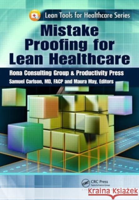 Mistake Proofing for Lean Healthcare Thomas L. Jackson 9781439837436 Productivity Press - książka