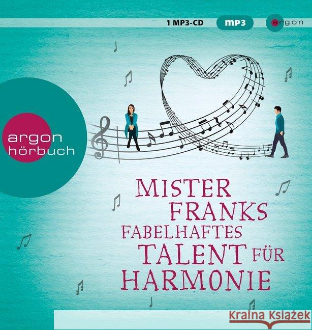Mister Franks fabelhaftes Talent für Harmonie, 1 MP3-CD : MP3 Format, Lesung. Gekürzte Ausgabe Joyce, Rachel 9783839894071 Argon - książka