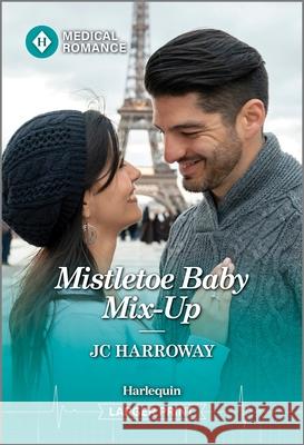 Mistletoe Baby Mix-Up Jc Harroway 9781335993373 Harlequin Medical Romance Larger Print - książka