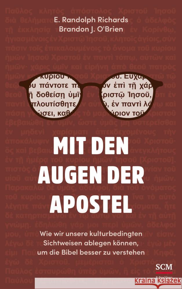 Mit den Augen der Apostel Richards, E. Randolph, O'Brien, Brandon J. 9783417241808 SCM R. Brockhaus - książka