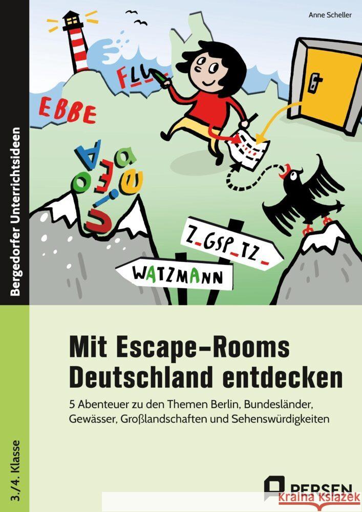 Mit Escape-Rooms Deutschland entdecken Scheller, Anne 9783403209065 Persen Verlag in der AAP Lehrerwelt - książka