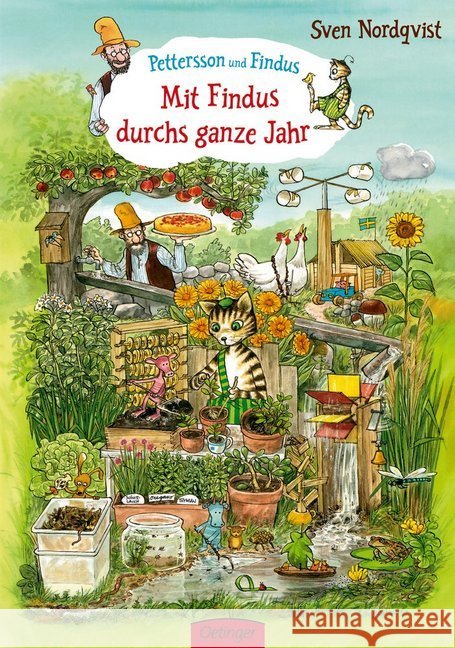 Mit Findus durchs ganze Jahr : Aus d. Schwed. v. Angelika Kutsch Nordqvist, Sven Larsson, Eva-Lena Danielsson, Kennert 9783789169120 Oetinger - książka