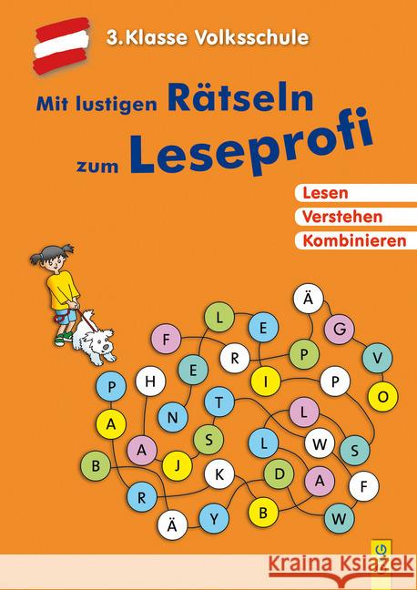 Mit lustigen Rätseln zum Leseprofi - 3. Klasse Volksschule : Lesen. Verstehen. Kombinieren. Thabet, Edith 9783707421132 G & G Verlagsgesellschaft - książka