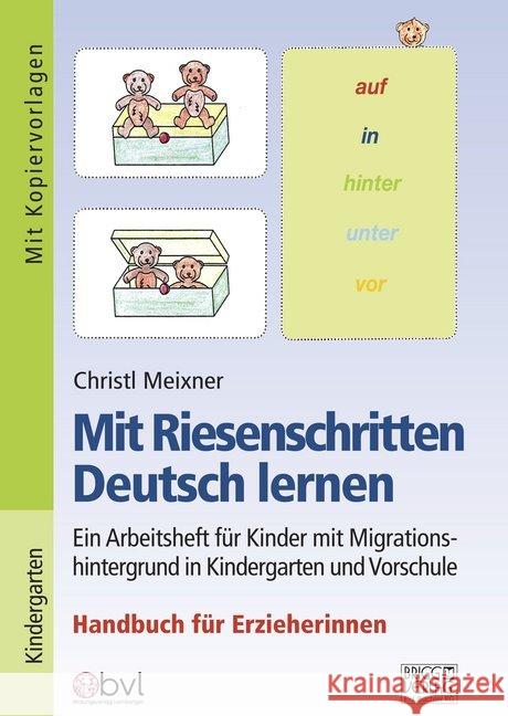 Mit Riesenschritten Deutsch lernen - Handbuch Meixner, Christl 9783956603136 Brigg Verlag - książka