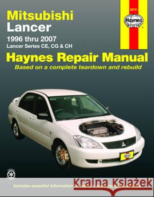 Mitsubishi Lancer  9781563929403 Haynes Automotive Repair Manuals - książka