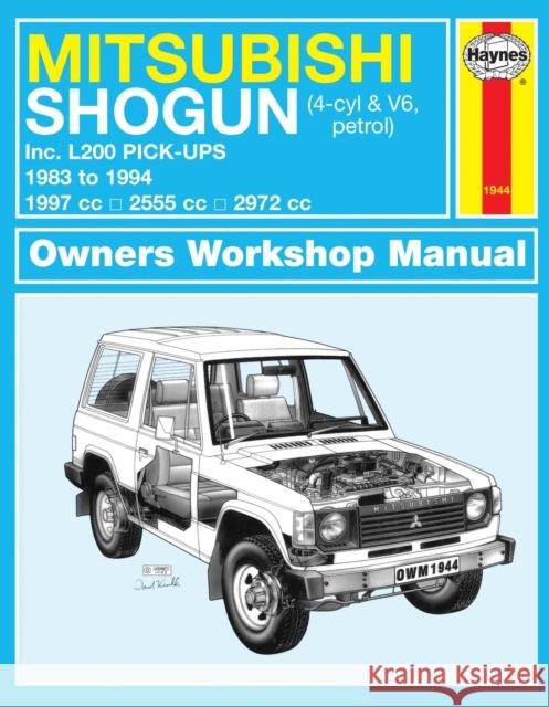 Mitsubishi Shogun & L200 Pick Ups (83 - 94) Haynes Publishing 9780857336521 Haynes Publishing Group - książka