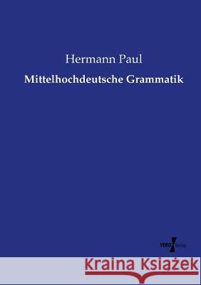 Mittelhochdeutsche Grammatik Hermann Paul 9783737222426 Vero Verlag - książka