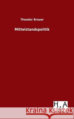Mittelstandspolitik Theodor Brauer 9783863832889 Salzwasser-Verlag Gmbh - książka