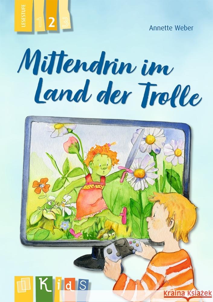 Mittendrin im Land der Trolle - Lesestufe 2 Weber, Annette 9783834646101 Verlag an der Ruhr - książka