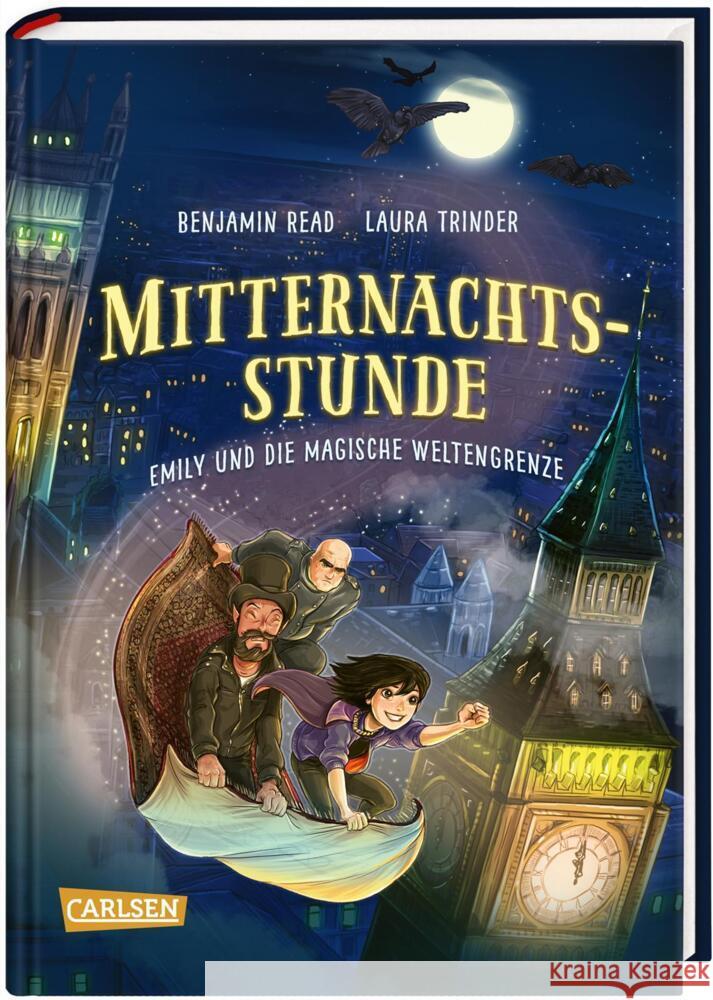 Mitternachtsstunde 3: Emily und die magische Weltengrenze Read, Benjamin, »Trindles & Read«, Laura Trinder und Benjamin Read 9783551521231 Carlsen - książka