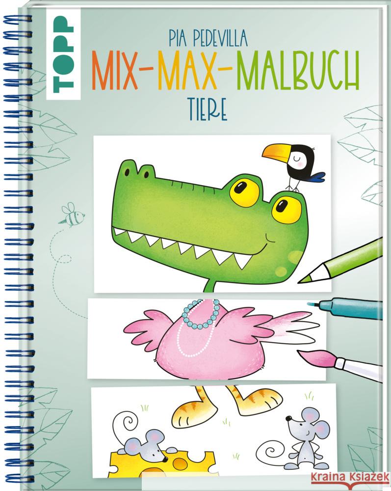 Mix-Max-Malbuch Tiere Pedevilla, Pia 9783735890672 Frech - książka