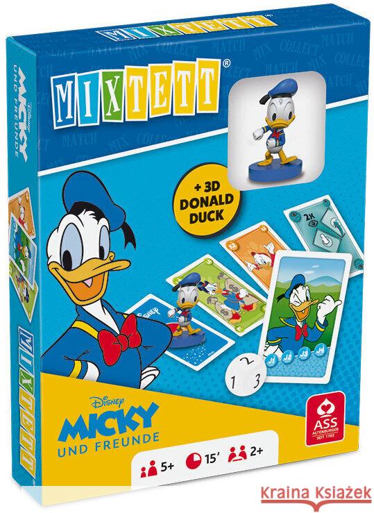 Mixtett -Disney Mickey Mouse & Friends Set 4 mit Figur Donald (Kinderspiel)  4042677222480 Cartamundi Deutschland - książka