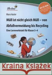 Müll ist nicht gleich Müll von Abfallvermeidung bis zu Recycling, m. CD-ROM : Eine Lernwerkstatt für Klasse 3-4. Kopiervorlagen Hasler, Mara 9783869988023 Lernbiene Verlag - książka