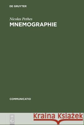 Mnemographie Pethes, Nicolas 9783484630215 Max Niemeyer Verlag - książka