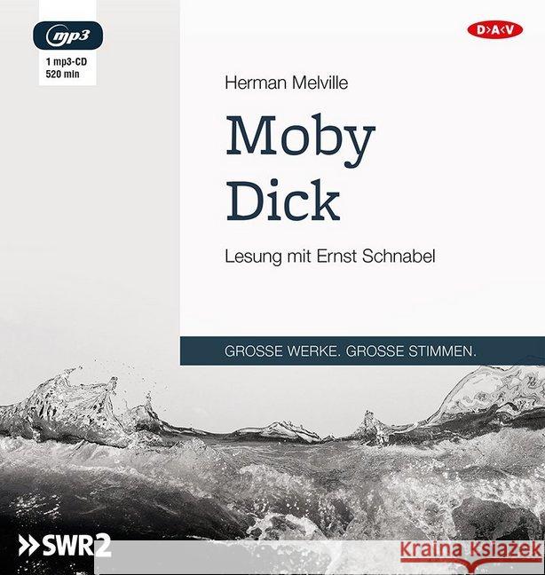 Moby Dick, 1 MP3-CD Melville, Herman 9783862316236 Der Audio Verlag, DAV - książka