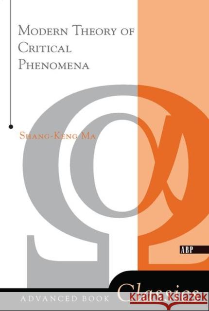 Mod Theory of Critical Phenomena PB Ma, Shang-Keng 9780367095376 Taylor and Francis - książka