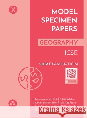 Model Specimen Papers for Geography Oswal Publishers 9789387660359 Oswal Printers & Publishers Pvt Ltd - książka