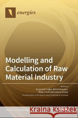 Modelling and Calculation of Raw Material Industry Krzysztof M Czajka, Witold Kawalec, Robert Król 9783036552125 Mdpi AG - książka