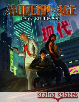 Modern Age Basic Rulebook Matthew Dawkins Meghan Fitzgerald Howard Ingham 9781934547915 Green Ronin Publishing - książka