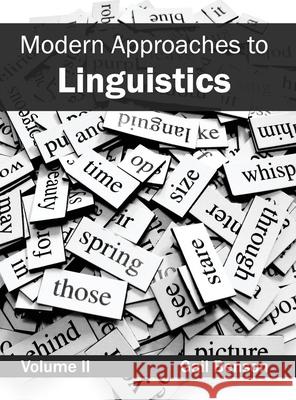 Modern Approaches to Linguistics: Volume II Gail Benson 9781632403605 Clanrye International - książka