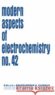 Modern Aspects of Electrochemistry 42 Constantinos Vayenas 9780387494883 Springer - książka