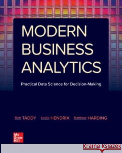 Modern Business Analytics ISE Matt Taddy 9781266108334 McGraw-Hill Education - książka