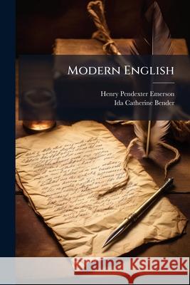 Modern English ... Henry Pende Emerson 9781145146686  - książka