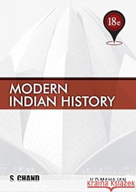 Modern Indian History V D Mahajan 9789352836192 S Chand & Co Ltd - książka