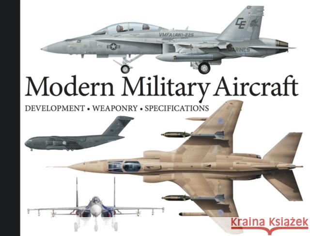 Modern Military Aircraft: Development, Weaponry, Specifications Robert Jackson 9781782745525 Landscape Pocket - książka