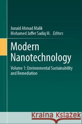 Modern Nanotechnology  9783031311109 Springer International Publishing - książka