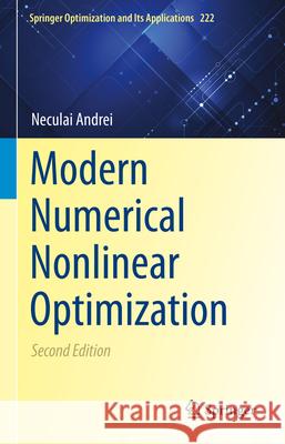 Modern Numerical Nonlinear Optimization Neculai Andrei 9783031946936 Springer - książka
