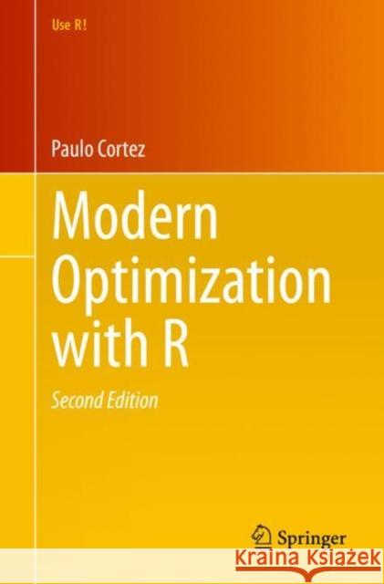 Modern Optimization with R Paulo Cortez 9783030728182 Springer - książka