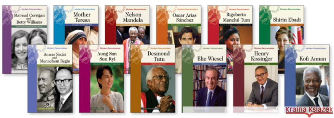 Modern Peacemakers Set Chelsea House Publishers   9780791097014 Chelsea House Publishers - książka