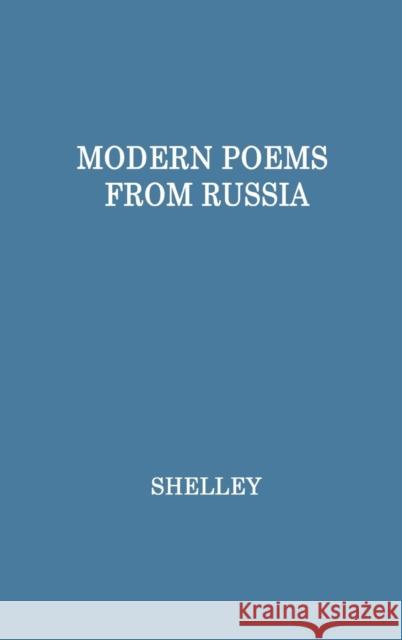 Modern Poems from Russia Gerard Shelley Gerald Shelley 9780837197081 Greenwood Press - książka