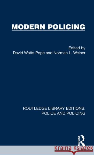 Modern Policing  9781032436005 Taylor & Francis Ltd - książka
