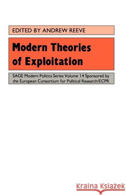 Modern Theories of Exploitation  9780803980730 SAGE PUBLICATIONS LTD - książka